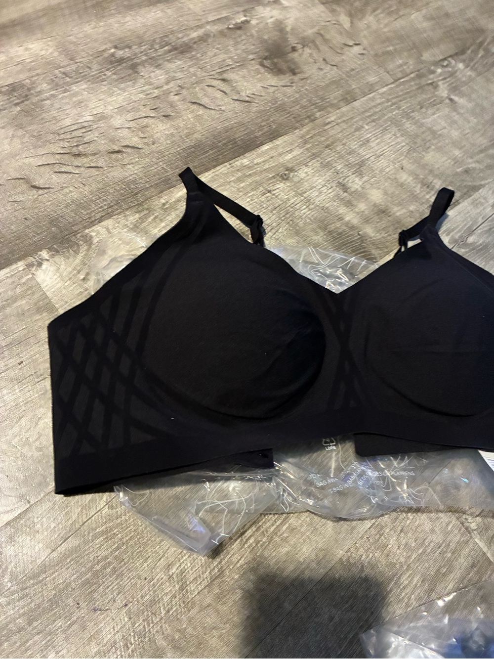 Women’s Honeylove LiftWear Silhouette Bra Vamp Black New SZ Med NWT - Picture 4 of 8